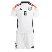 Camiseta Alemania Joshua Kimmich #6 Primera Equipación para niños Eurocopa 2024 manga corta (+ pantalones cortos)